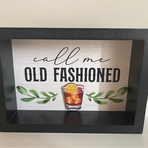 Reversible Shadow box, home decor, 7”x 5”. Call me old fashioned.